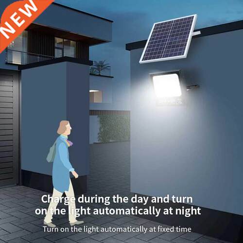 370/120/64LED Solar Lght Outdoor Remote Control Waterproof