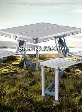 Outdoor Folding Table Chair Camping Aluminium Alloy Picnic