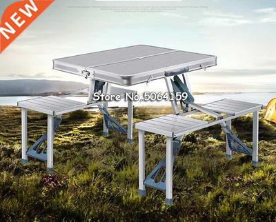 Outdoor Folding Table Chair Camping Aluminium Alloy Picnic