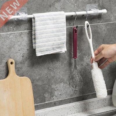 2 Buah Gantungan Kait Penjepit Batang Gantung Transparan