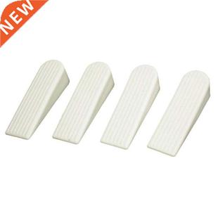 Stop Door Safety White Doorstop 4pcs Stopper Decor
