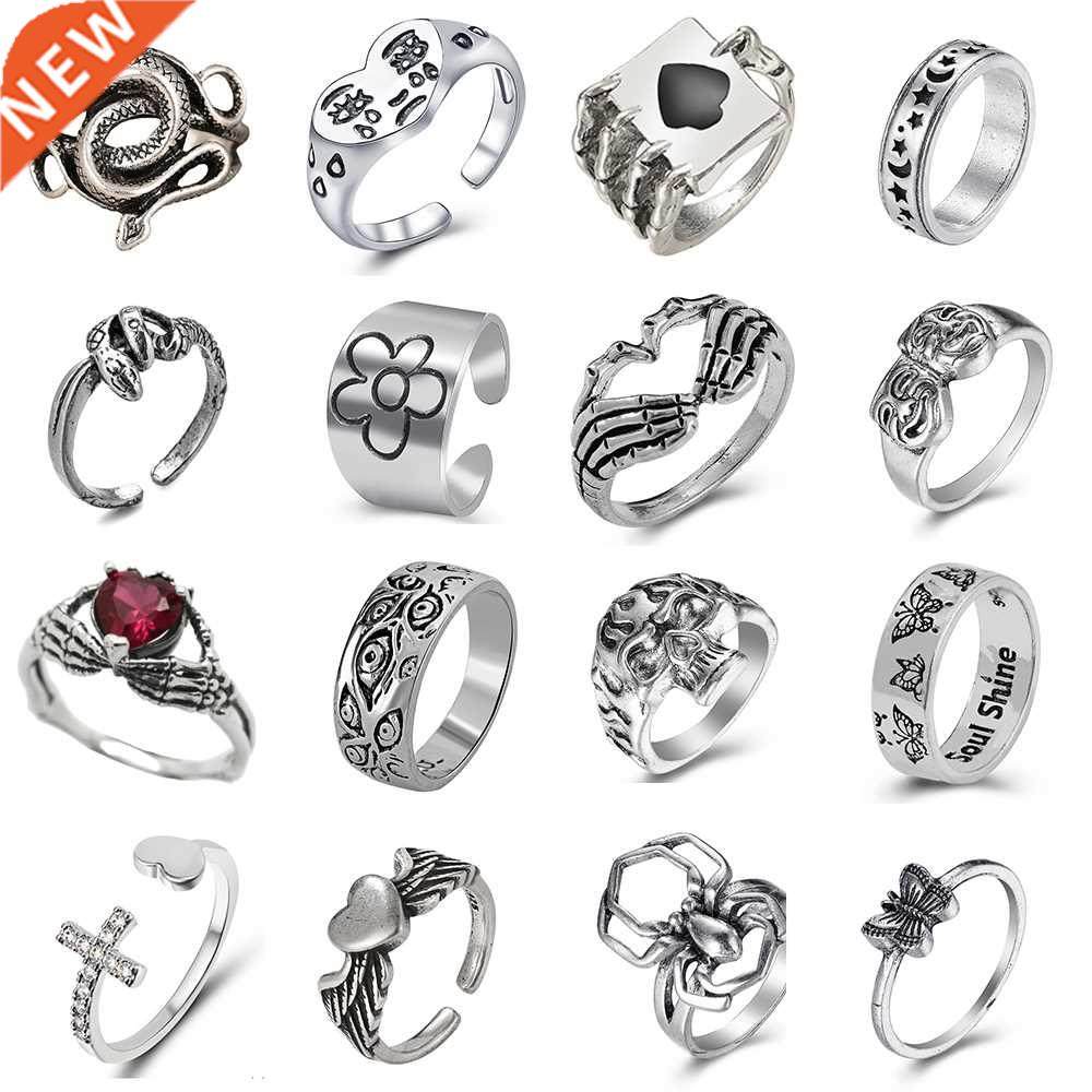 ring for women girls snake smile fashion men jewelry vintage