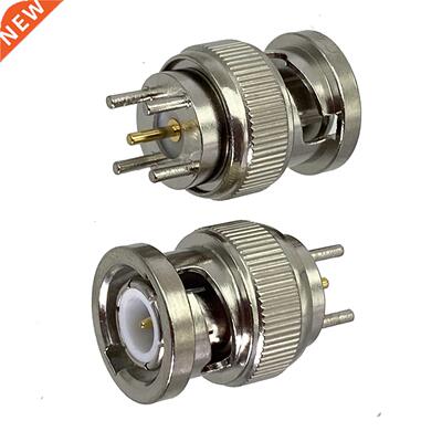 10pcs Connector BNC Plug Male Solder PCB Mount Wire Terminal