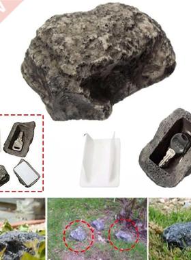 Outdoor Spare Garden Key Box Rock Hidden Hide In Stone Secur
