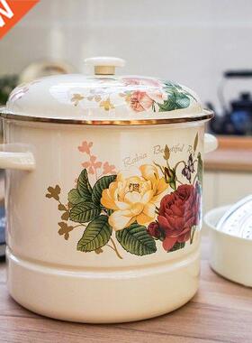 Household double-layer steaer large capacity soup