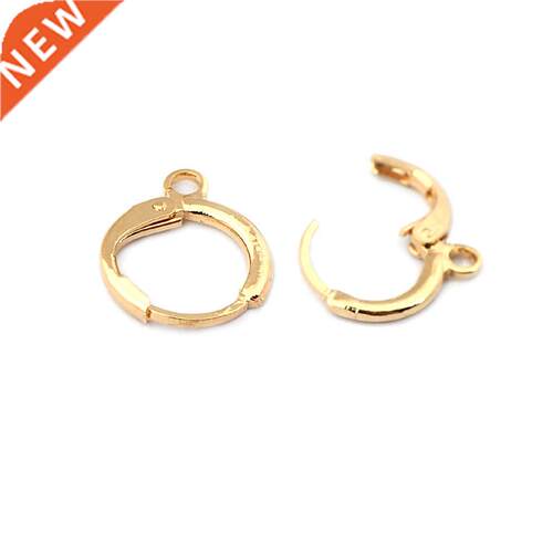 20PCS Loop Diameter 11.5-12MM Gold Color Brass Round Loop E