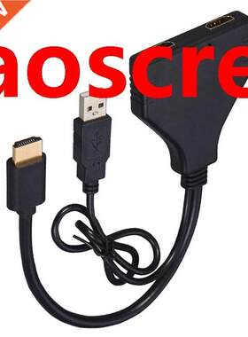 HDMI Male Head One Point Two Transfer Cable HDMI Adapter Pro
