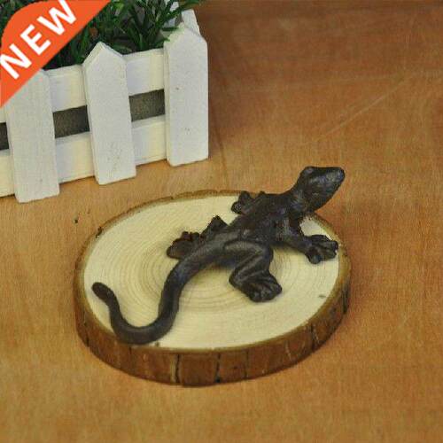 Cast iron wall decoration retro gecko animal ornaments