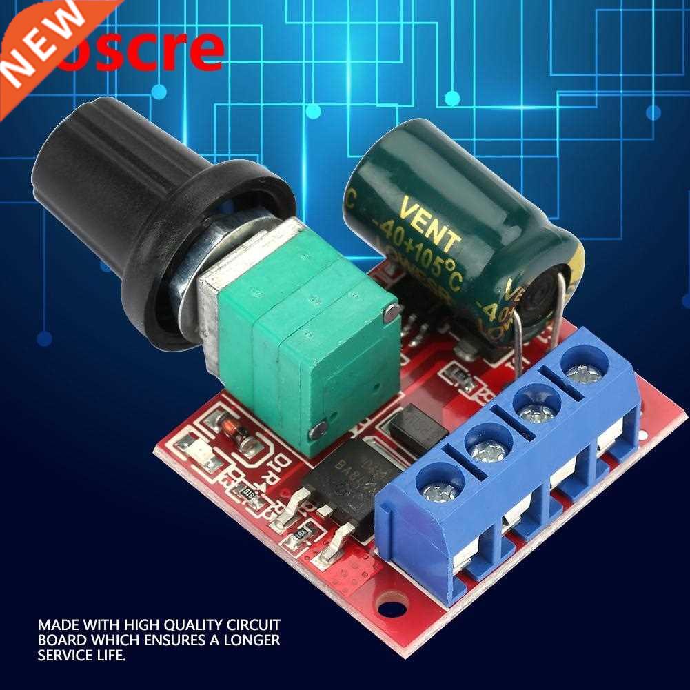 Motor Speed Controller 5V-28V 5A PWM DC Motor Speed Control