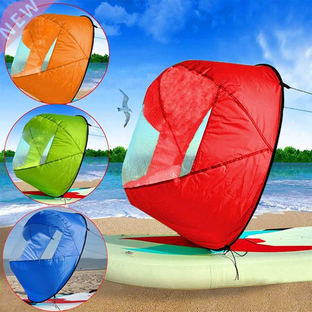 42 inch Foldable Kayak Boat Wind Sail Ultralight Summer Surf