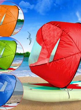 42 inch Foldable Kayak Boat Wind Sail Ultralight Summer Surf