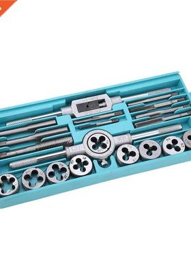 screw tap 20pcs Taps and Dies Set M3~M12 Screw Thread Tap Wr