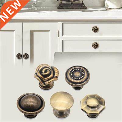 Copper Door Knobs and Handles for Cabinet Kitchen Cupboard