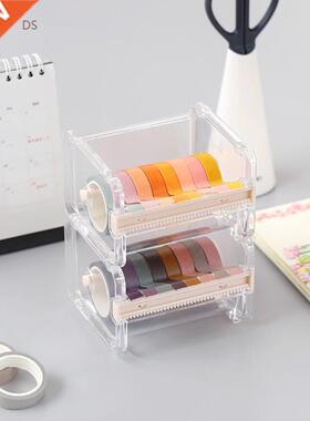 Washi Tape Dispenser Holder Cutter Office Supplies Desk Acce