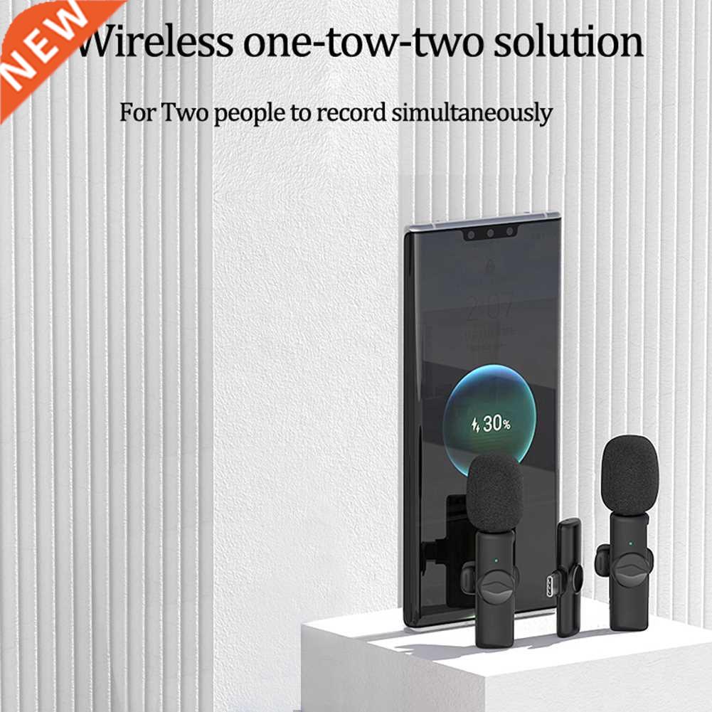 1 to 1/2 Wireless Lavalier Microphone Portable Audio Video R