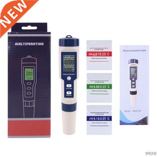 5 in 1 Salinity Meter High Accuracy Waterproof Water Quali