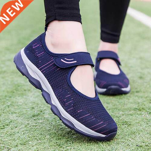 2022 Summer Fashion Women Flat Platform Shoes Woman Breathab