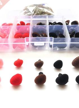 70pcs/box pink/red/black/brown Multicolor Flocking Triangula