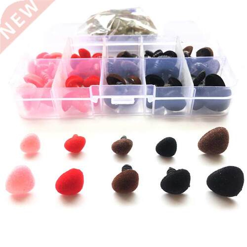 70pcs/box pink/red/black/brown Multicolor Flocking Triangula