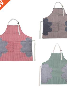 Hand Wipe Apron Waterproof And Oil-Proof Cooking Overalls Ki