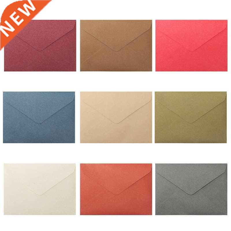 20PCS Colorful Envelopes Solid Color Envelope Stationary Kit
