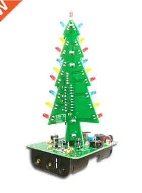 Christmas Tree LED Flash Kit 3D Electronic Learning Kit