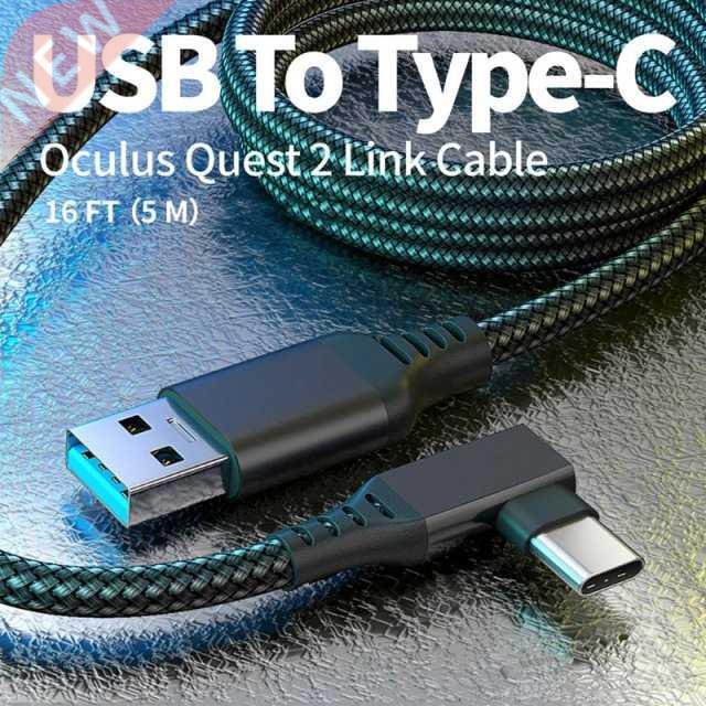 5M/16ft VR Link Cable USB C Cable Oculus Quest 2 High Speed
