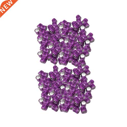 200Pieces 2021 Aluminium Racing Pigeon Leg Rings Bands 8mm