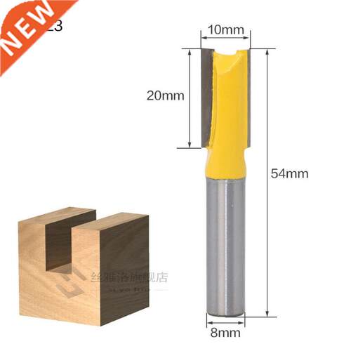 1pcs 8mm Shank wood router bit Straight end mill trimmer cle