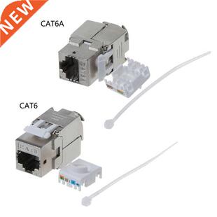 5PCS RJ45 Toolless Keystone Jack Cat6 Cat6A Shielded Module