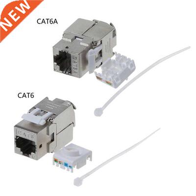 5PCS RJ45 Toolless Keystone Jack Cat6 Cat6A Shielded Module