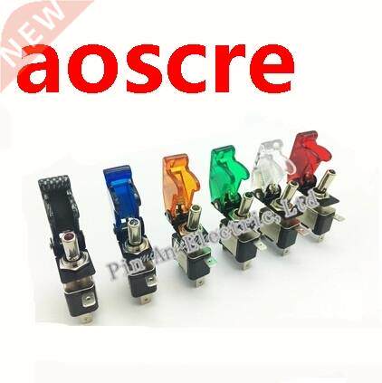 12V 20A Car Cover LED SPST Toggle Rocker Switch Control On/O