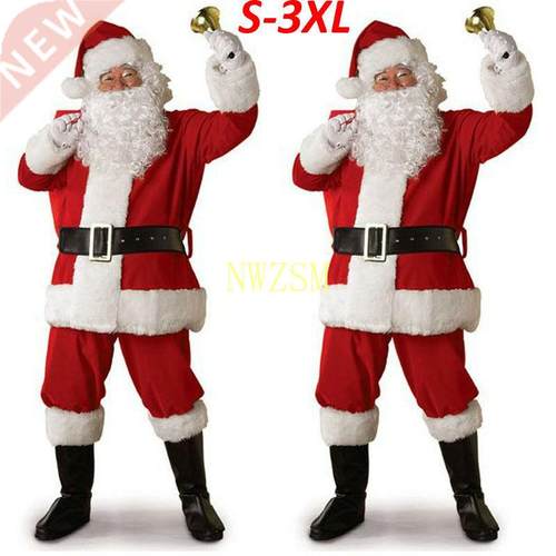 Christmas Santa Claus Costume Cosplay Santa Claus Clothes Fa
