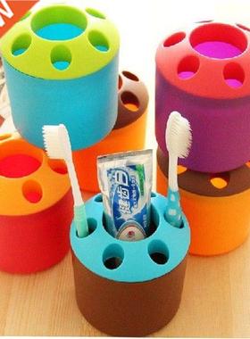 Creative Porous Toothpaste Toothbrush Holder Multi-function