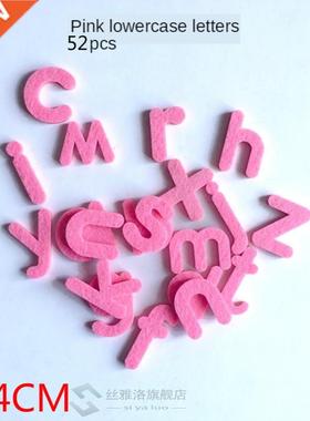 XICC 50pcs Digital Letters Wool Felt Pads Fabric Crafts Name