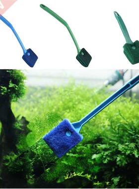 Length 40/2cm Fish tank brush long handle brush double-side