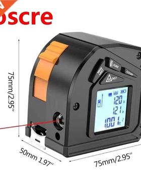 35ED 50M+5M -Laser Range Finder Tape Measure Electronic Dist