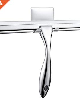 Shower Squeegee, Window Stainless Steel Wiper with Self Adhe