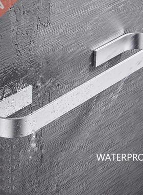 Towel Holder Bathroom Towels Rack Hanger Black Silver Space