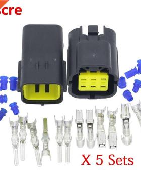5 Sets 6 Pin Denso DJ70616Y-1.8-11/21 Waterproof Electrical