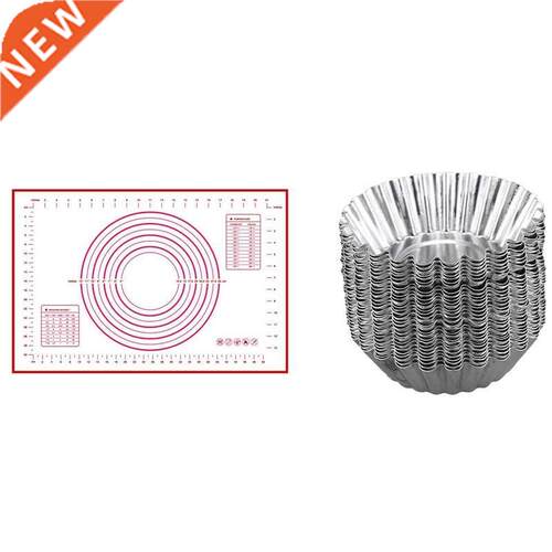 30 Pcs Lovely Egg Tart  Baking Moulder Oven Mould Heart