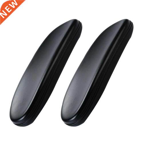 2pcs Office Chair Armrest Universal PU Leather Replacement
