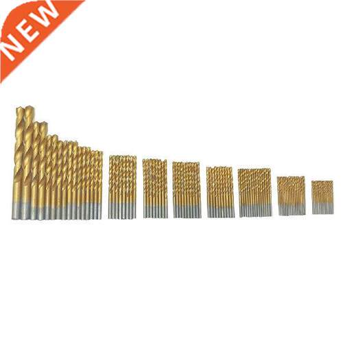 99PCS/Set HSS Twist Drill Bits 1.5-10mm Titanium Coated