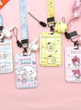 New Kawaii Sanrio Kuromi Cinnamoroll Anime Plastic Keychaint