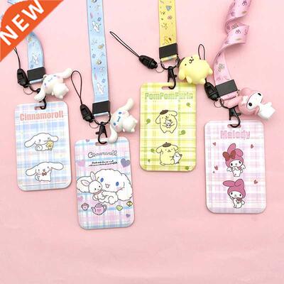 New Kawaii Sanrio Kuromi Cinnamoroll Anime Plastic Keychaint