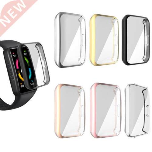 1Pc Electroplating TPU Watch Cover Shell Screen Protector Ca