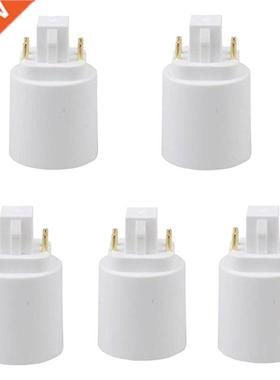 G24 to E27 4-Pin LED Light Sockets Adapter, Light Bulb Socke