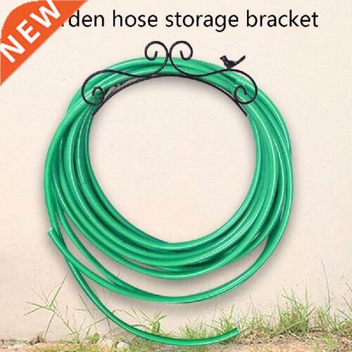 Garden Hose Metal Holder Cast Iron Wall Mount Bracket Pipe