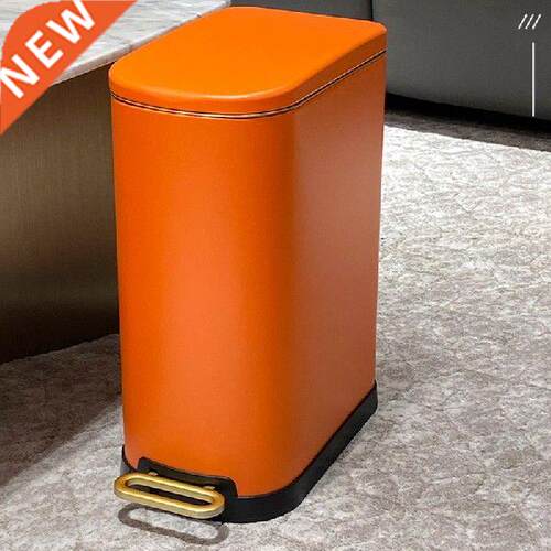 Kitchen Trash Can Bathroom Stainless Steel Metal Bedroom