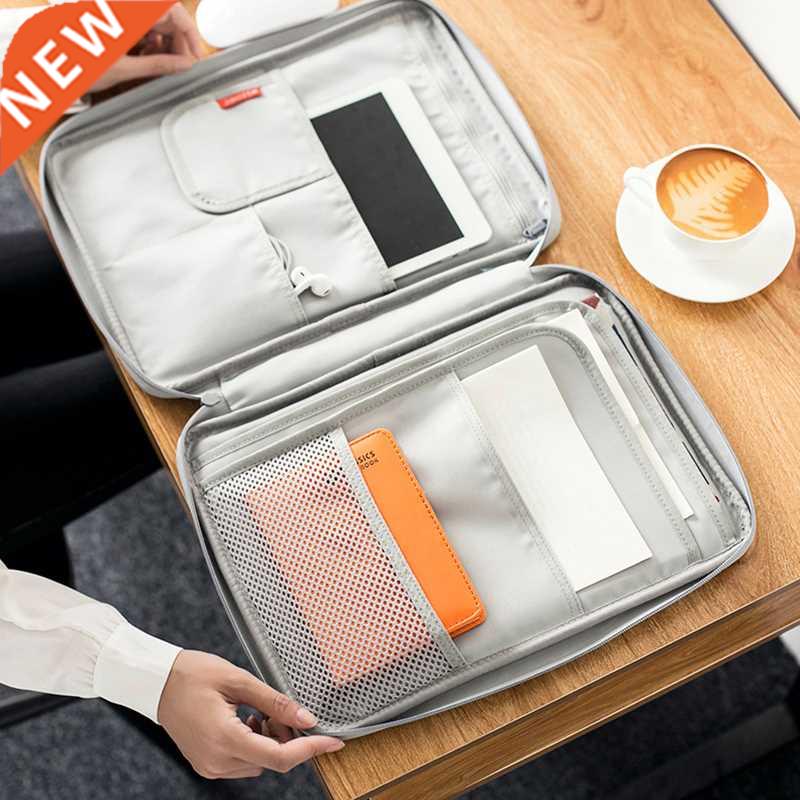 Multi-functional A4 Document Bags Filing Pouch Portable Wate